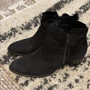 Paul Green Pandora Black Suede Sport Nubuck Boots